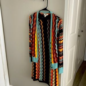 Missoni for Target two piece dress and cardigan size xs